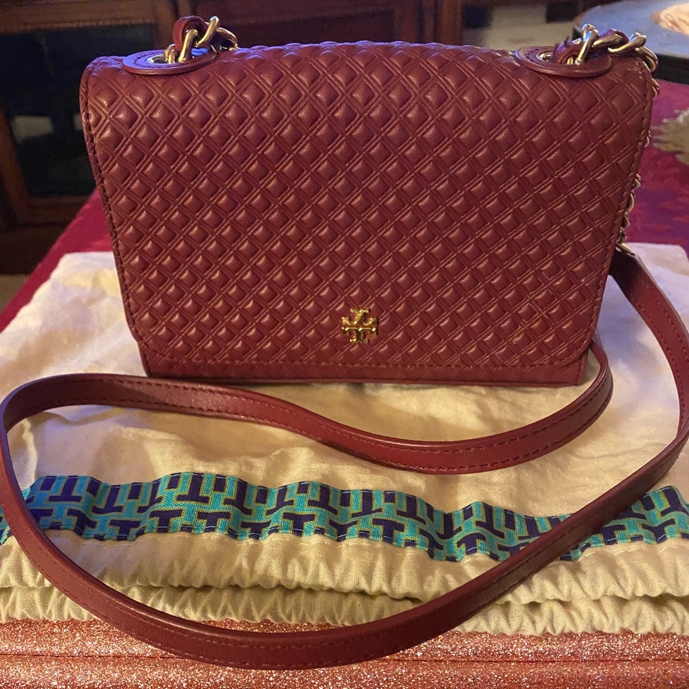 Tory Burch Burgundy  Crossbody